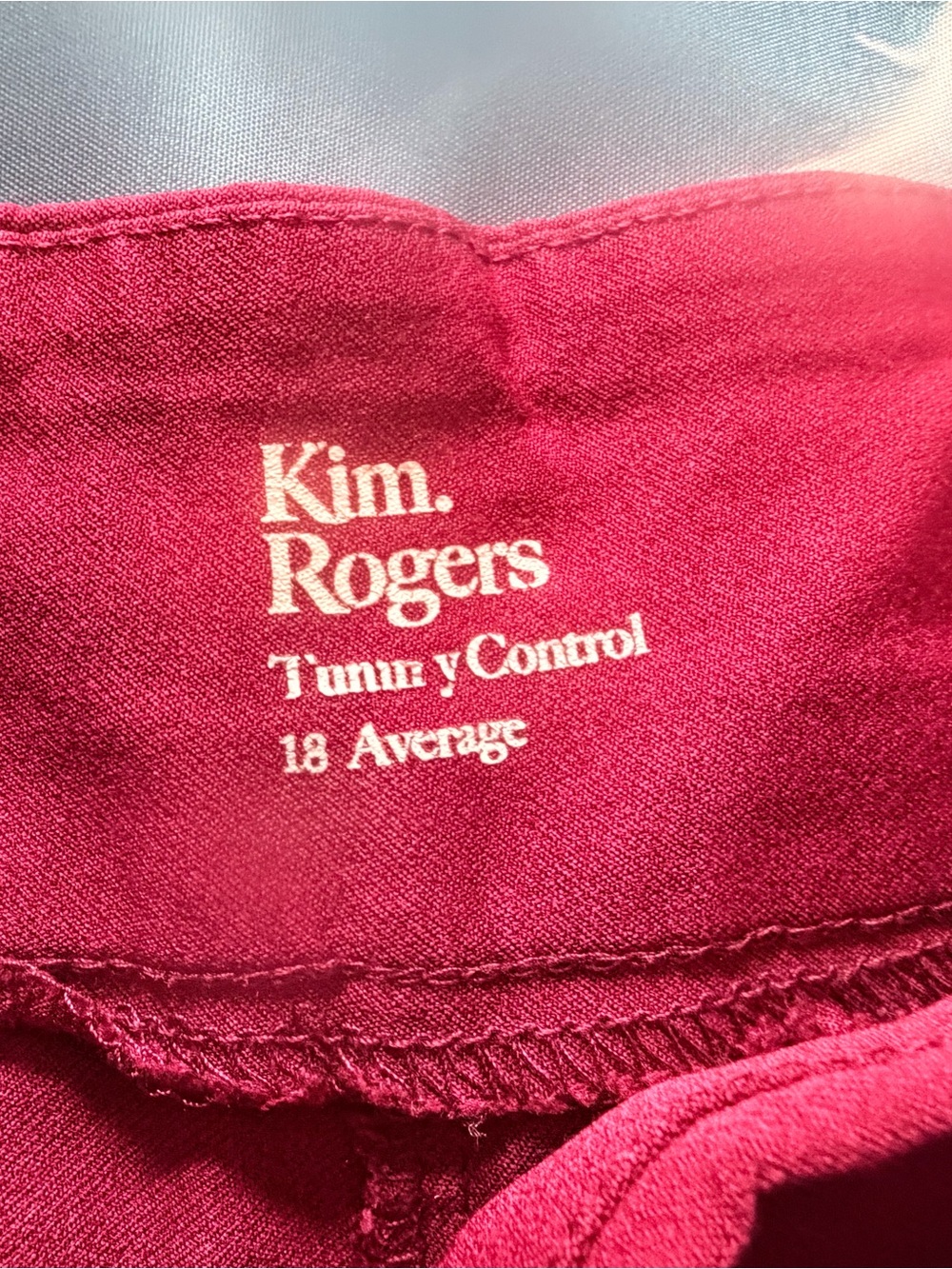 Kim Rogers Girls' Magenta Tummy Control Bottoms